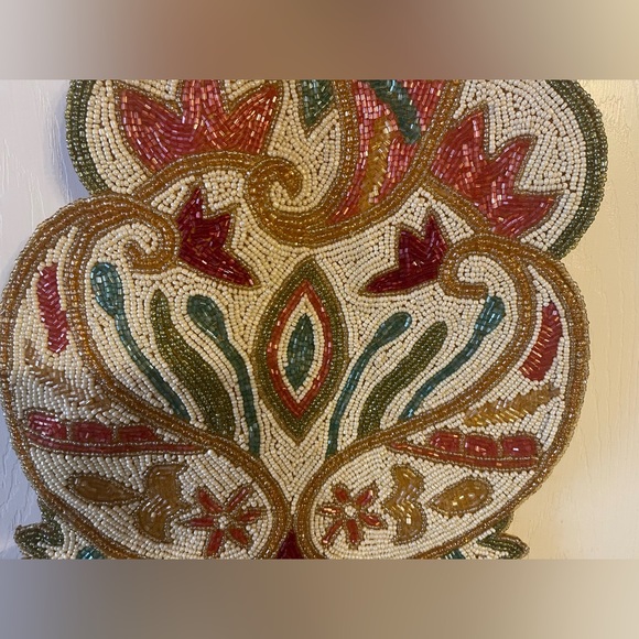 Beaded Decorative Table Runner or Wall Art - Picture 3 of 15